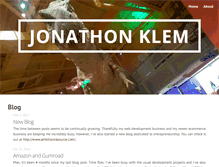 Tablet Screenshot of jonathonklem.com